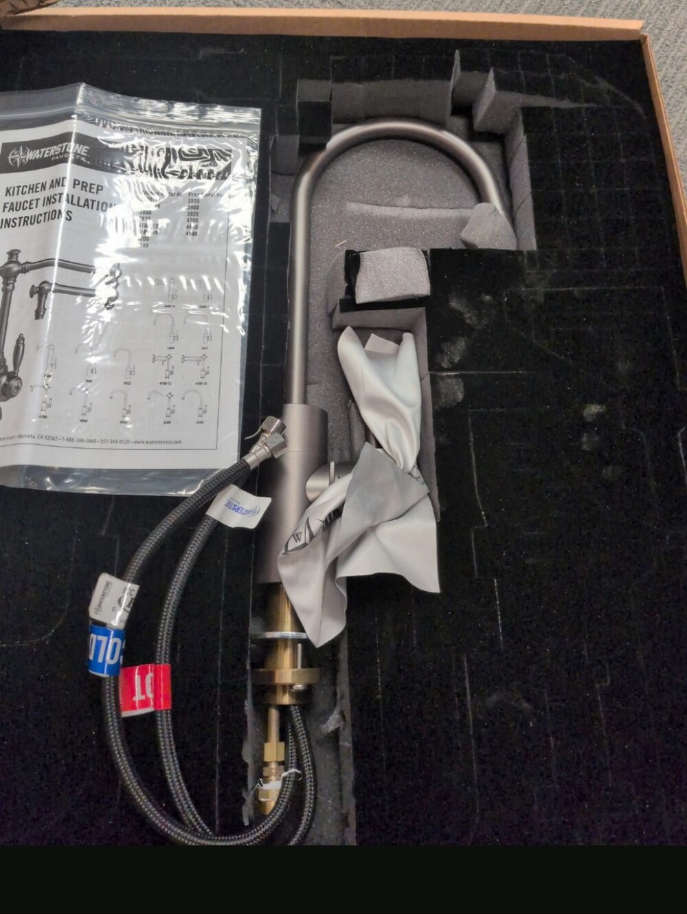NIB Waterstone Parche Kitchen Prep Faucet- 3900